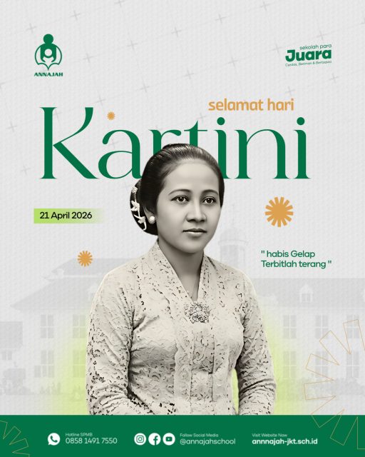 Perempuan hebat lahir dari mimpi yang diperjuangkan.
Semangat Raden Ajeng Kartini terus hidup dalam langkah perempuan masa kini berani, cerdas, dan berdampak.

Selamat Hari Kartini
Mari terus berkarya dan membawa perubahan untuk Indonesia.